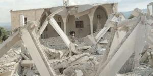 Une église bombardée dans le sud du Liban