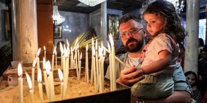 Pope leads poignant prayer for Christians in areas of conflict