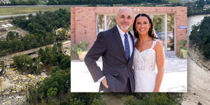 Dad crosses 30 miles of hurricane debris to daughter’s wedding