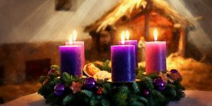 Which candle do I light on the Advent wreath?