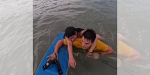 Atleta olímpico brasileiro resgata jovem no mar e agradece a Deus