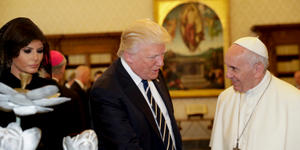 El Papa pide a Donald Trump que construya una sociedad sin “odio” ni “discriminación”