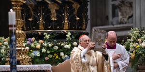 Cardinal Re, the celebrant of Pope Francis’ funeral