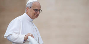 Pope Leo has birthday lunch with Augustinian prior