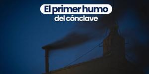 (VIDEO) ¡La primera fumata del cónclave!