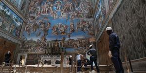 Cónclave: la Capilla Sixtina convertida en un auténtico búnker