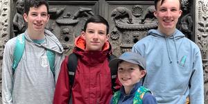 Teen brothers make saints go viral with LEGO movies