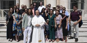 Selfie Sagrada: Jonathan Roumie encontra o Papa Leão XIV no Vaticano
