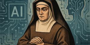 The saint who holds the key to our AI response