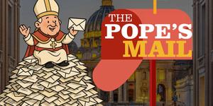 Guess what weighs as much as the Pope’s daily mail