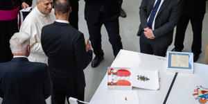 From Chicago to the Vatican, a white ping-pong table for Leo XIV