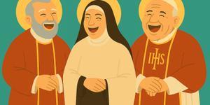 3 saints with a sense of humor