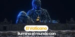 (VIDEO) El Vaticano ilumina el mundo con música y esperanza