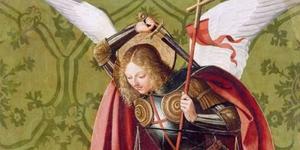 El arcángel san Miguel conduce nuestras almas al más allá