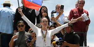 Pope Leo XIV meets with Venezuela’s Nobel winner