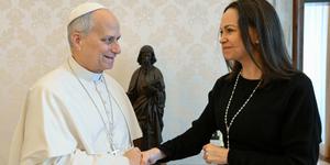 Venezuela : Léon XIV reçoit l’opposante Maria Corina Machado