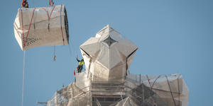 [VIDÉO] Quatre nouveaux “bras” au sommet de la Sagrada Familia