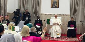 Leo XIV speaks to Little Sisters of the Poor in Annaba