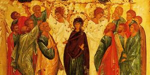 Why Mary is at the center of the Ascension icon