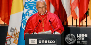 Dignidad, juventud, medio ambiente: los temas principales  de León XIV en la UNESCO