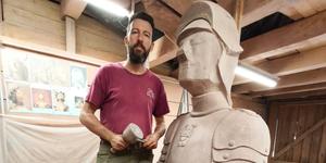 À Wittelsheim, Olivier ressuscite la statue de Jeanne d’Arc détruite par les nazis