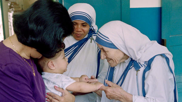 MOTHER TERESA,BABY