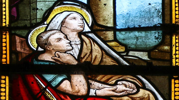 SAINT AUGUSTINE AND SAINT MONICA