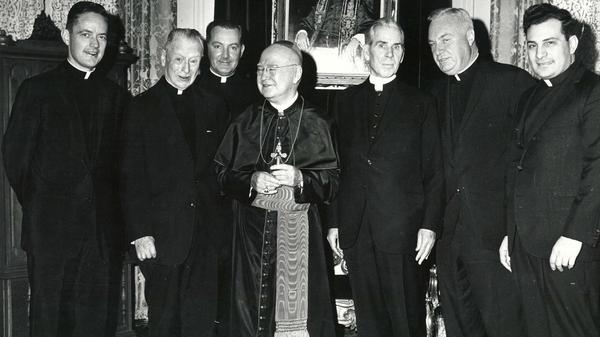MSGR. HILARY FRANCO WITH FULTON SHEEN