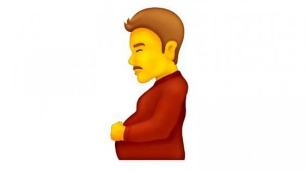 emoji pregnant man