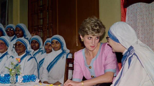 Diana y las hermanas de la caridad