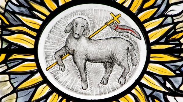 Baranek z chorągwią - symbol zmartwychwstałego Chrystusa