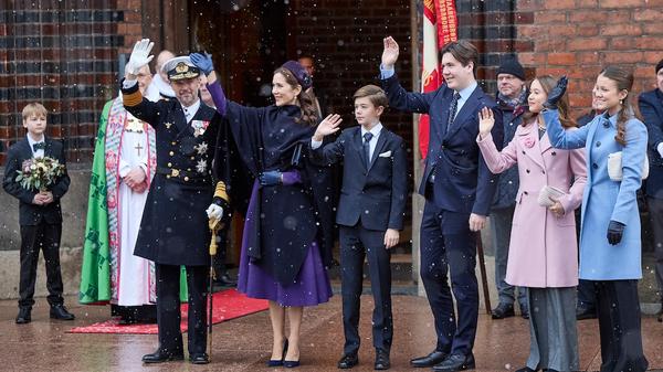 DENMARK ROYALS Frederick X Queen Mary of Denmark