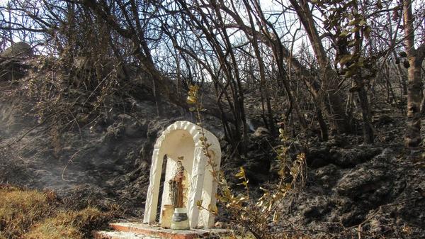 Colombie, Vierge Marie, incendies, statue, Notre Dame du Mont Carmel n