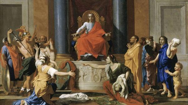 Salomon jugement bible art