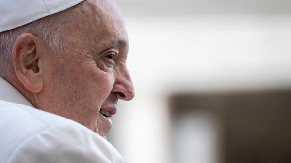 Pope Francis during his weekly general audience at St. Peter's Square at the Vatican
