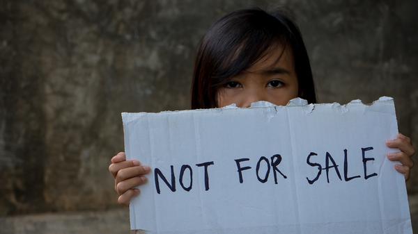 human trafficking, not for sale