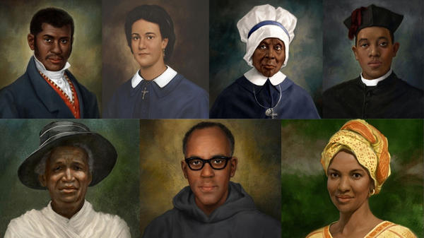 Saintly-Seven-Artwork-courtesy-of-the-National-Black-Catholic-Congress.