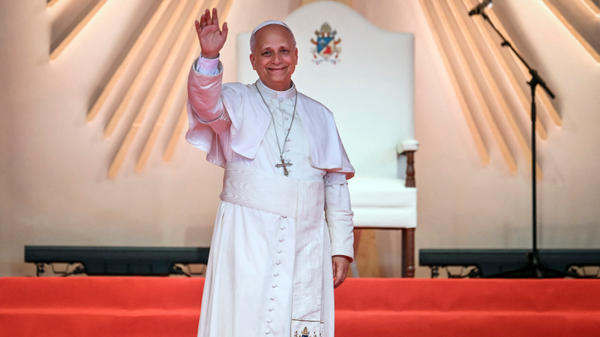 pope-leo-xiv-young-people-families-bata-stadium-bata-africa
