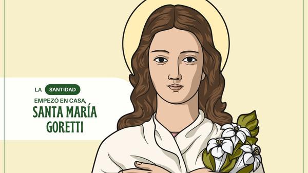 La santidad empezó en casa, santa María Goretti.