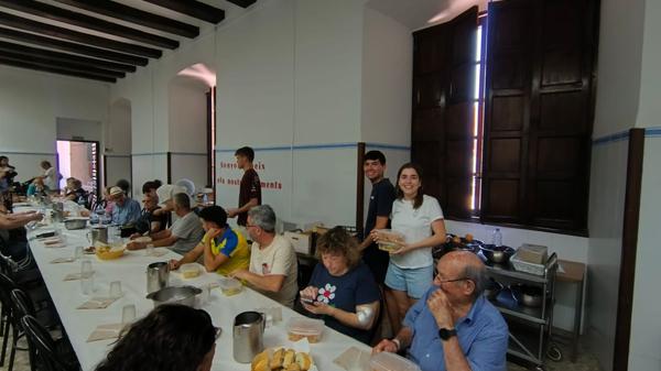 centro de acogida en seminario de Segorbe por los incendios en España