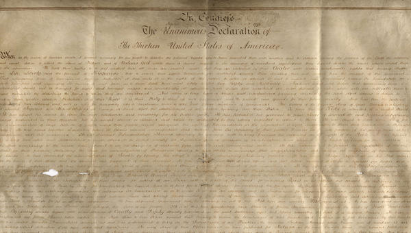 declaration of independence, pastoral letter, Archbishop Lori