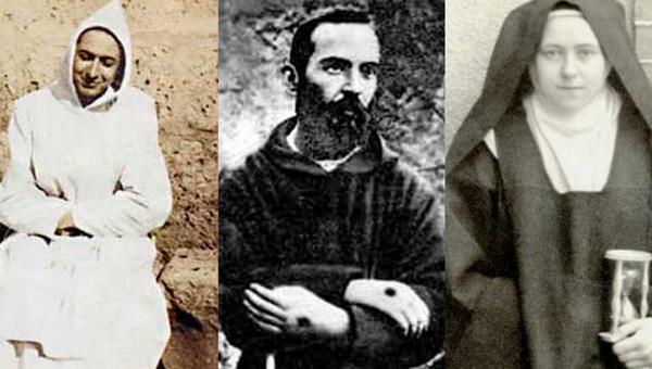Rafael Arnáiz-Padre Pío-Teresa de Lisieux