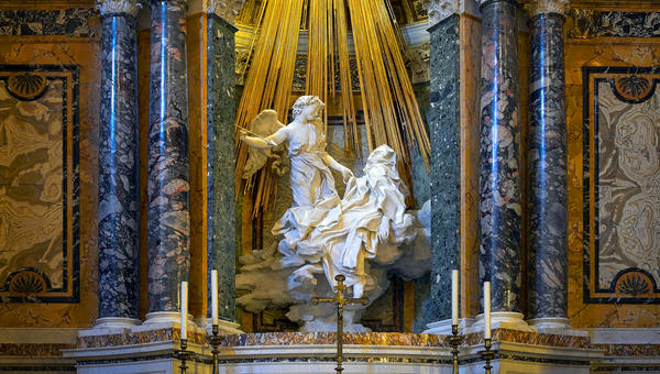 SAINT TERESA ECSTACY STATUE