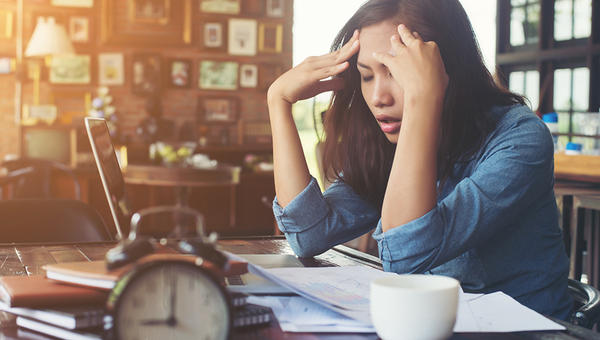 Woman Stressed Out