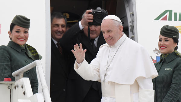 Pope traveling