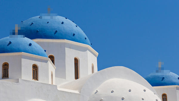 CERKIEW ZMARTWYCHWSTANIA, SANTORINI