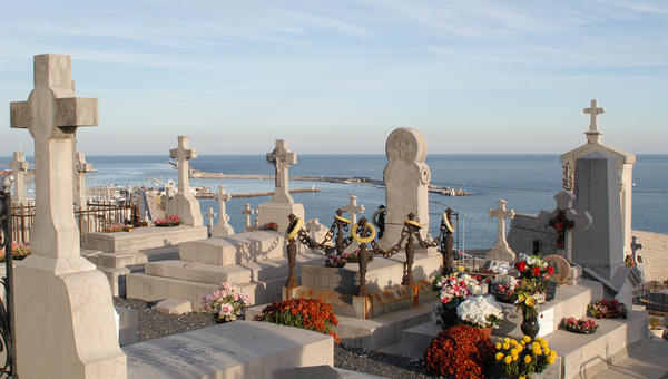 Cimetière marin de la ville de Sète