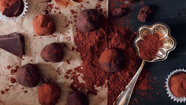 Truffes au chocolat