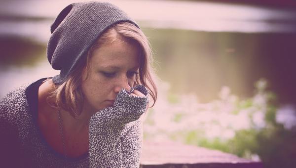 WOMAN THINKING