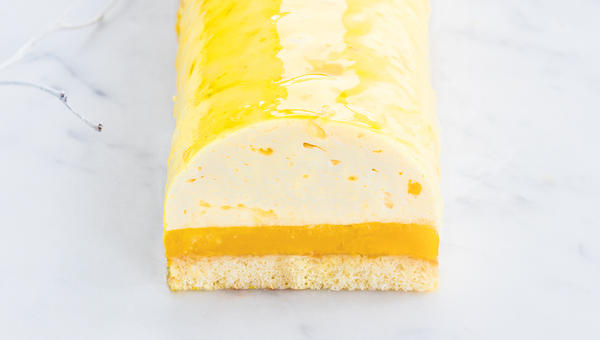 Bûche mangue-passion
